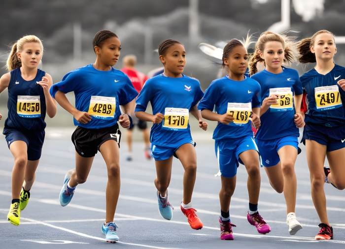 Genç atletler için çocuk atletizm etkinlikleri